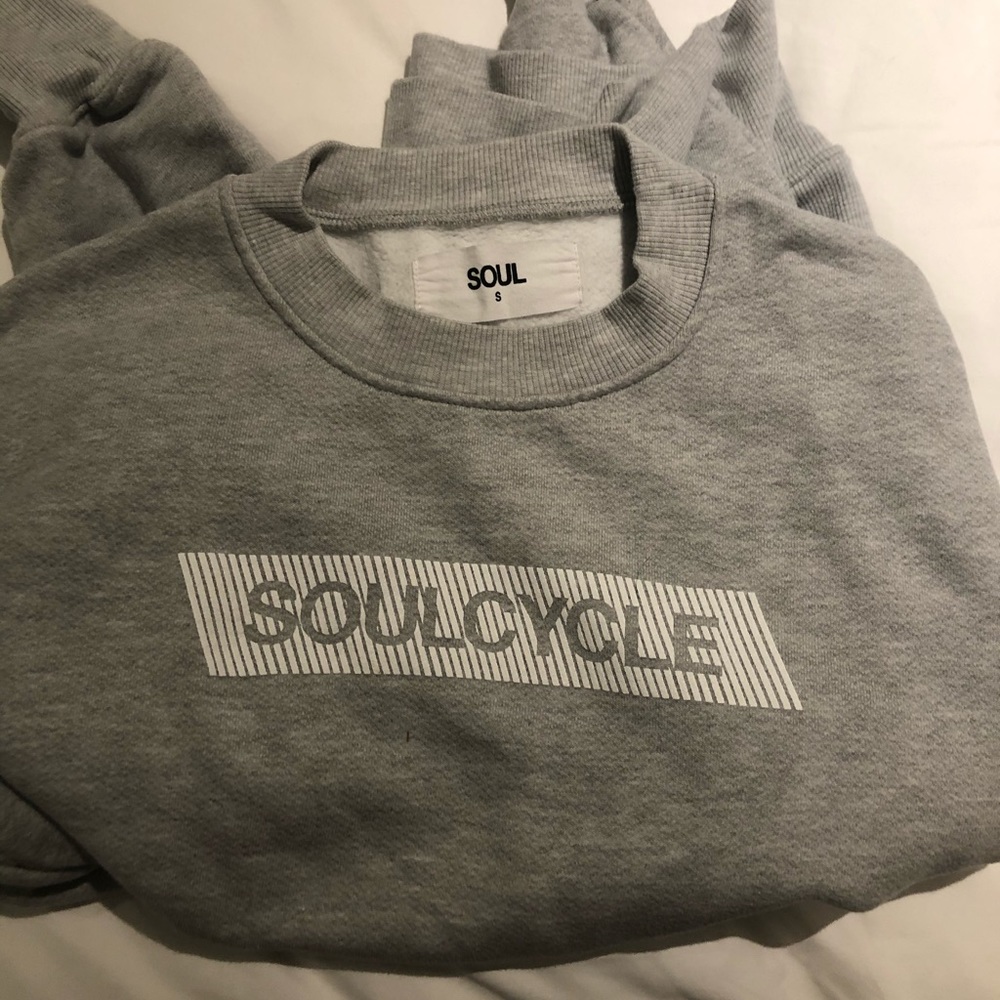 SoulCycle Gray Crewneck Sweatshirt